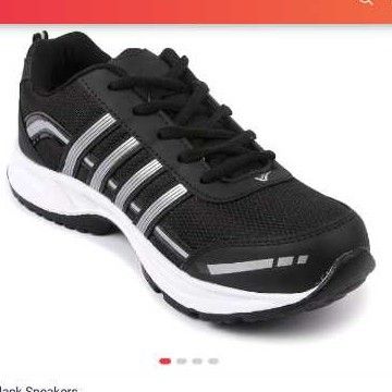 Black Color Mens Sports Shoes at Best 
