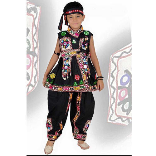 Sleeveless Traditional Kids Dress