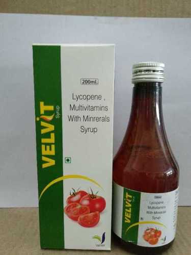 Multivitamin Multiminerals Lycopene Syrup Suitable For: Adults