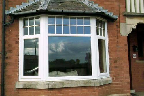 White Unplasticized Polyvinyl Chloride Bay Window