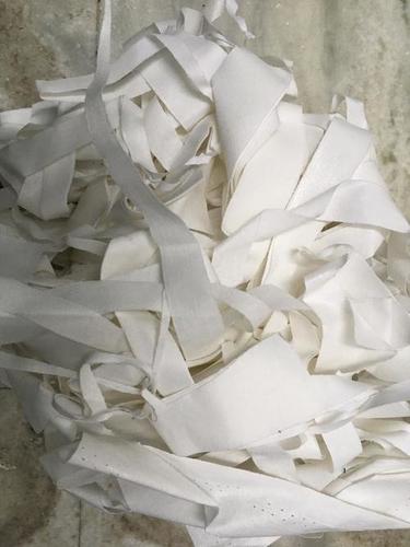 White Polyester Fabric Waste