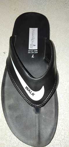 Black Color Pu Slipper