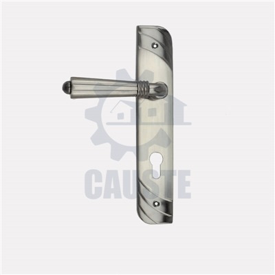 कॉस्ट आयरन प्लेट और एल्युमिनियम डोर हैंडल मोर्टिज़ लॉक