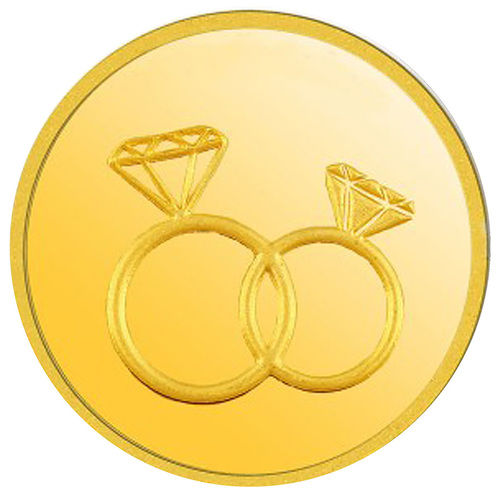 PNG Jewellers 10 gm PNG Gold Coin 24 kt (995) : : Jewellery