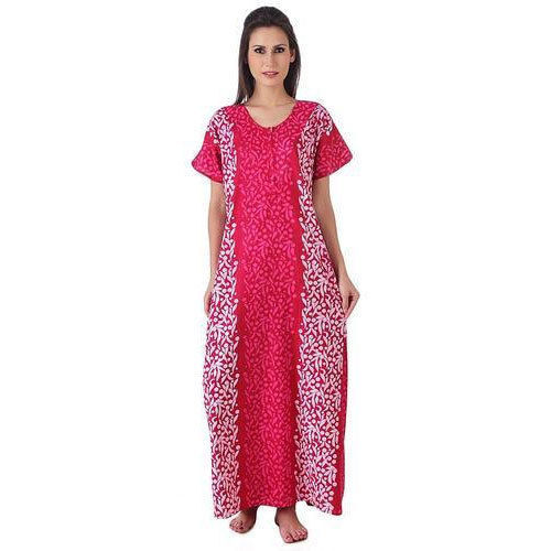 Printed Ladies Cotton Nighty