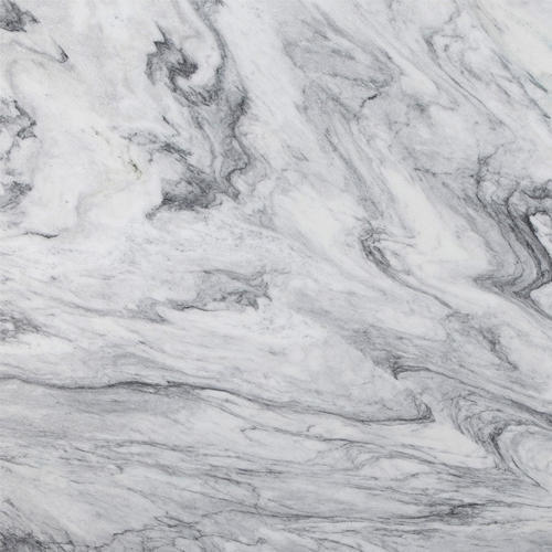 White Grey Square Marble Size: 3X3 Feet