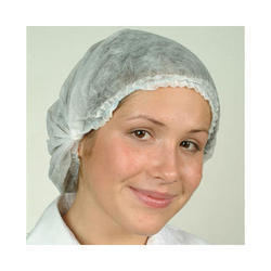 ओवल एंटी रिंकल व्हाइट बाउफेंट कैप