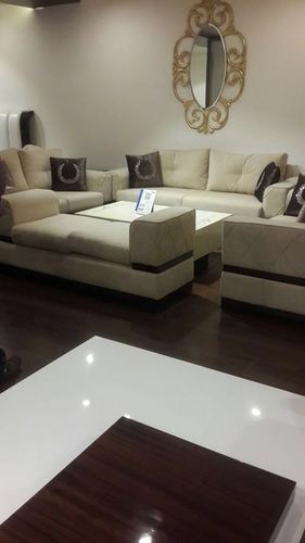 Designer King Size Sofa - Custom Dimensions, Off White Color | Eco-Friendly, Modern Indoor Furniture, Durable Design