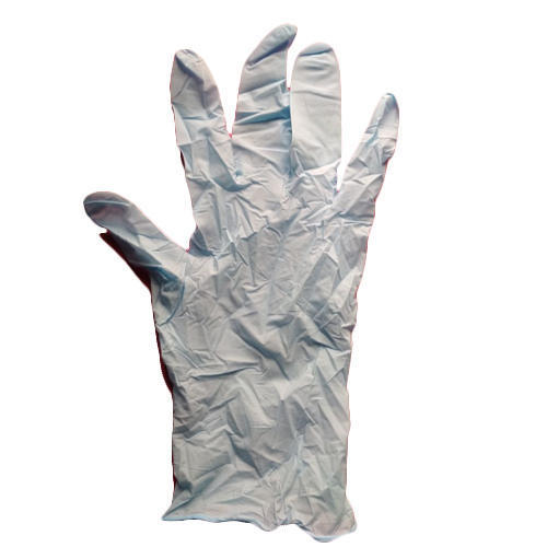 White Disposable Polyester Hand Gloves