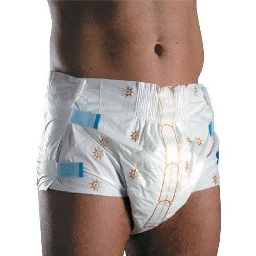 White Disposable Ultra Soft Adult Diaper