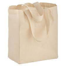 White Elegant Design Cotton Bags