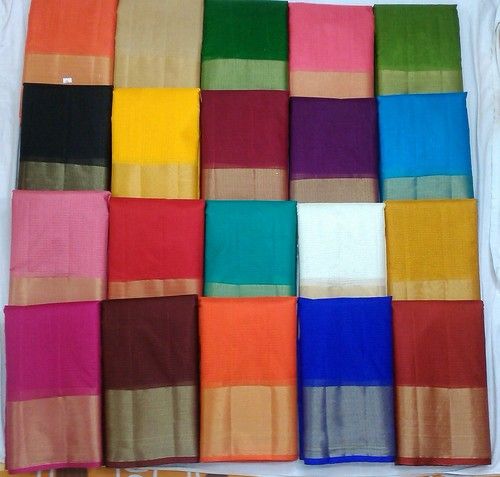 Strong Black Manipuri Pattern Pure Cotton Handloom Saree - Loomfolks