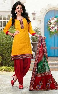 Yellow Full Sleeves Ladies Salwar Kameez