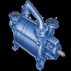 Double Stage Water Ring Vacuum Pump - Suction Capacity 75-175 M3/Hr, Power Consumption 5-25 H.P. | Ideal for Chemical, Pharmaceuticals, Process Industries