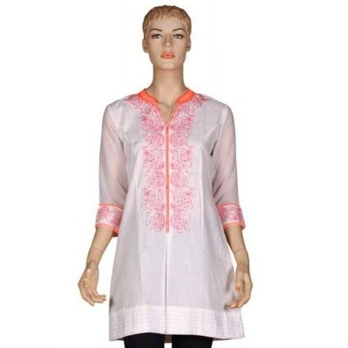 Dry Cleaning Neatly Stitched Embroidered Kurti