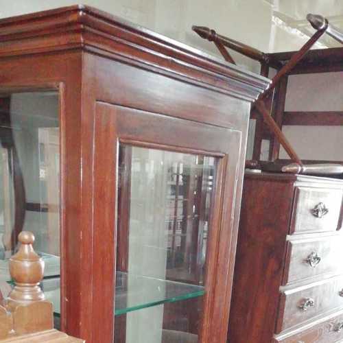 Brown Teak Wood Showcase