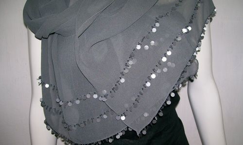 Silver Scarf For Women