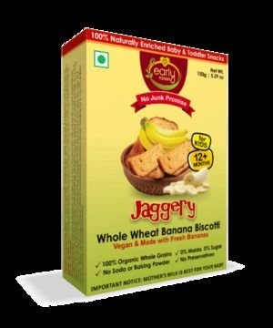 Organic Vegan Banana Jaggery Biscuits