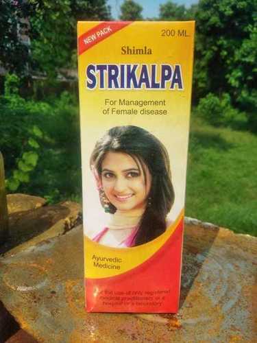 Ayurvedic Strikalp Syrup For Management Of Female Disease
