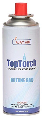 Butane Fuel Gas Can Flame Torch For Soldering And Camping Weight: 225 Grams (G)