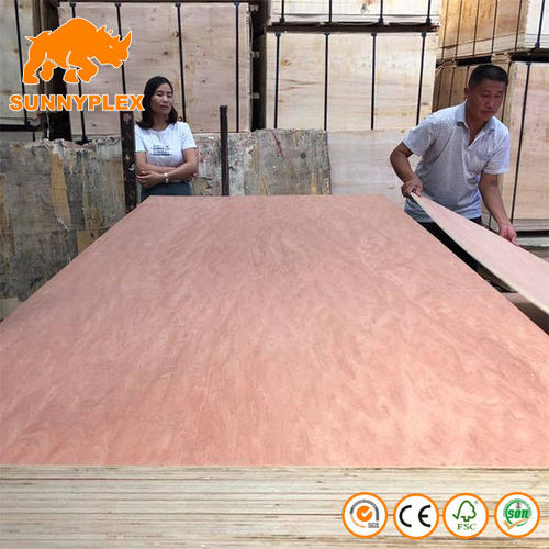 Commercial Plywood Bintangor Face Veneer Plywood For Furniture Core Material: Poplar