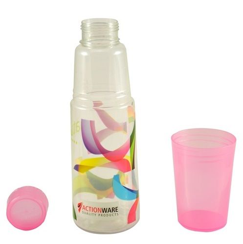 Plastic Printed With Glass Hide Bottle