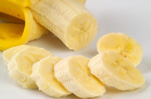 Natural Yellow Rich In Vitamins Frozen Banana