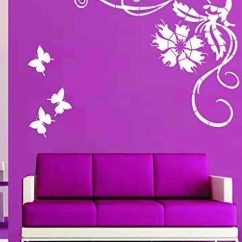 purple plastic paint