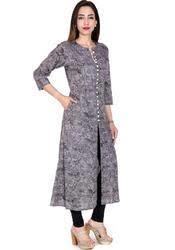 Grey Ladies Branded Designer Kurti