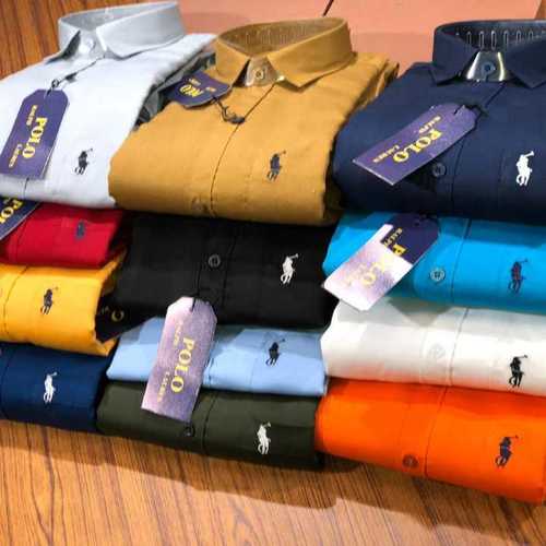 Mens Plain Casual Shirts