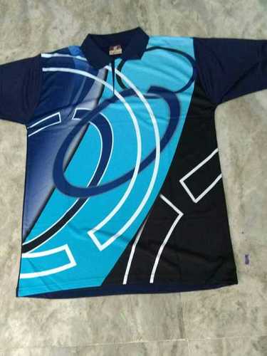 Multicolor Collar Sports T-Shirts