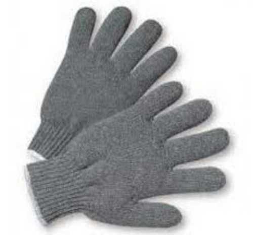 Grey Color Cotton Knitted Gloves Usage: Daily Life