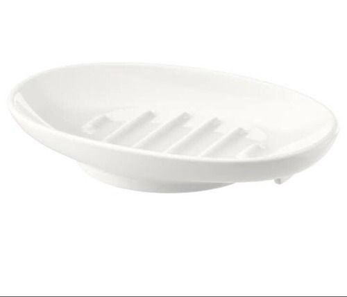 Pp White Color Plastic Soap Dish For Bathroom