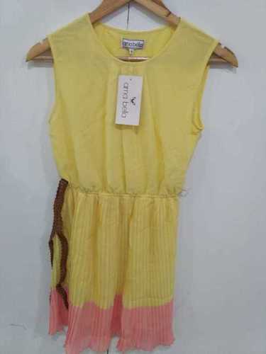 Yellow And Pink Ladies Top