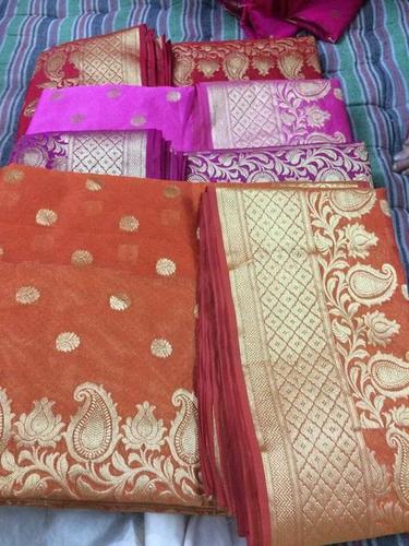 Pink Ladies Art Silk Sarees