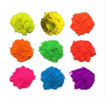 Pigments (Yellow, Orange, Red, Blue, Green)