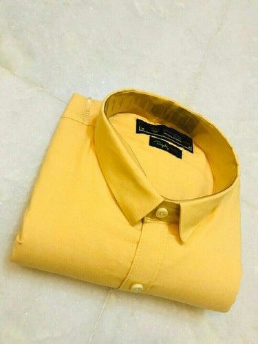 Plain Shirt With Button Closure