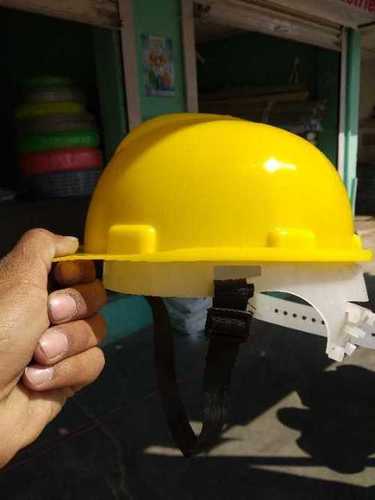 Yellow Plastic Safety Helmet