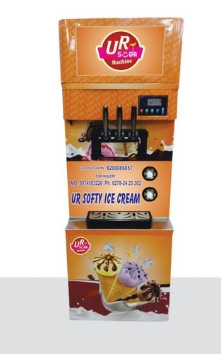 Delicious Softy Ice Cream Machine - Color: As Per Customer Requirement