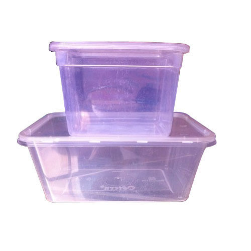 Plastic Square Packaging Boxes