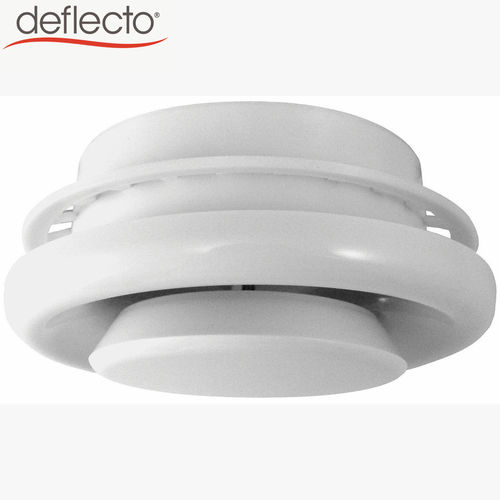 Abs Plastic White Ceiling Air Diffuser For Hvac