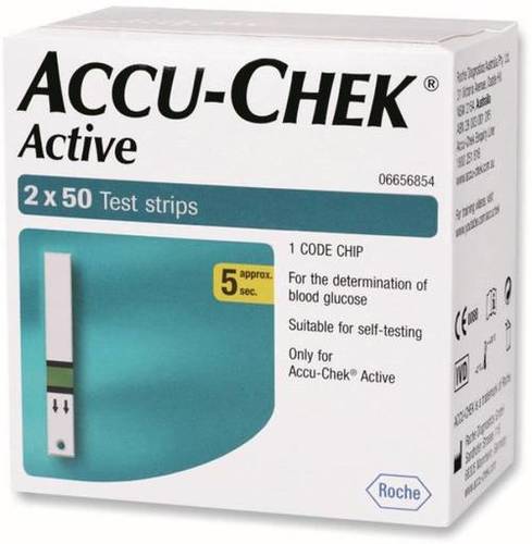 Active Test Strips (Accu Chek 2X50)