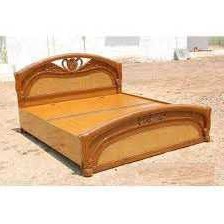 Brown Indian Style Wooden Bed