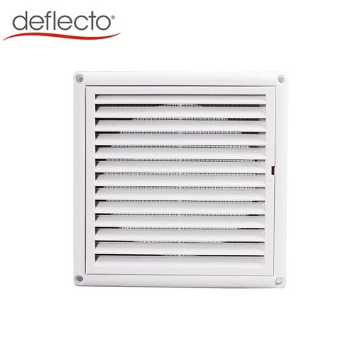 Plastic Louvered Vent With Nylon Mesh Dryer Vent Cover