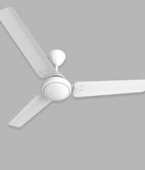 3 Blades White Color Ceiling Fan Power Source: Electrical