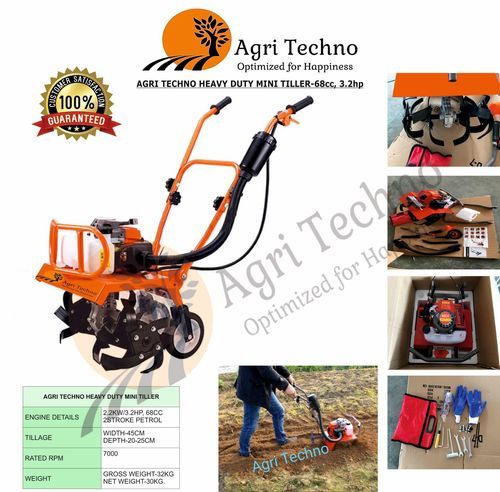 Golden Agri Techno Mini Tiller (Heavy Duty)