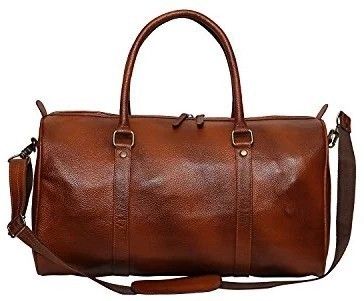 Brown Leather Travel Bag