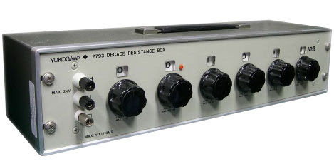 Black And White Electrical Decade Resistance Box