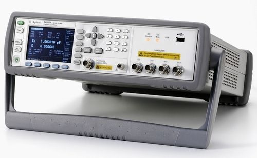 Grey Lcr Meter With Digital Display And Stand