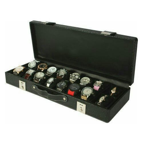 Rectangular Leather Watch Box